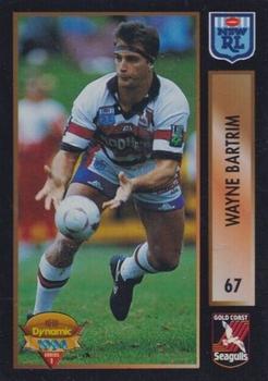 1994 Dynamic Rugby League Series 1 #67 Wayne Bartrim Front